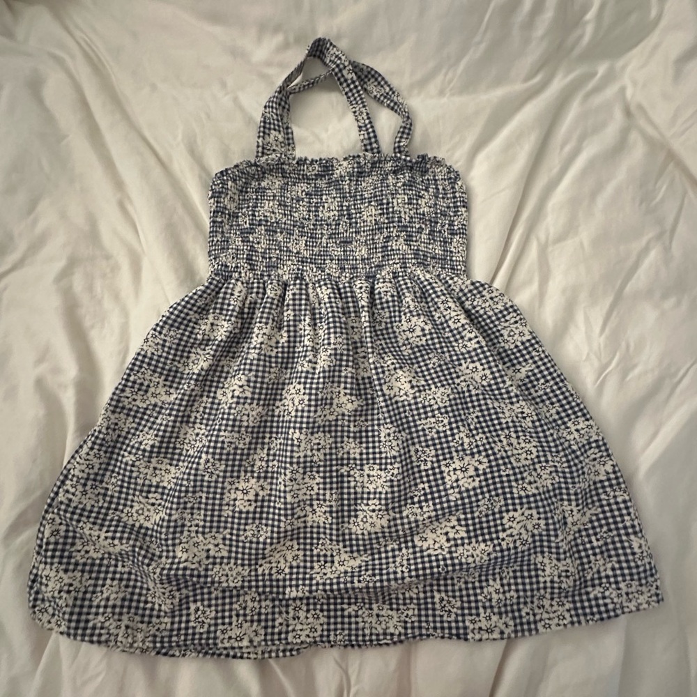 American Eagle Smocked Cross-Back Mini Dress - Picture 3 of 5
